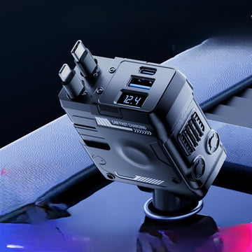 UltraVolt One-to-Four Fast Adapter With Display